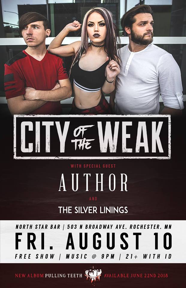 City of the Weak, Author, The Silver Linings at The North Star