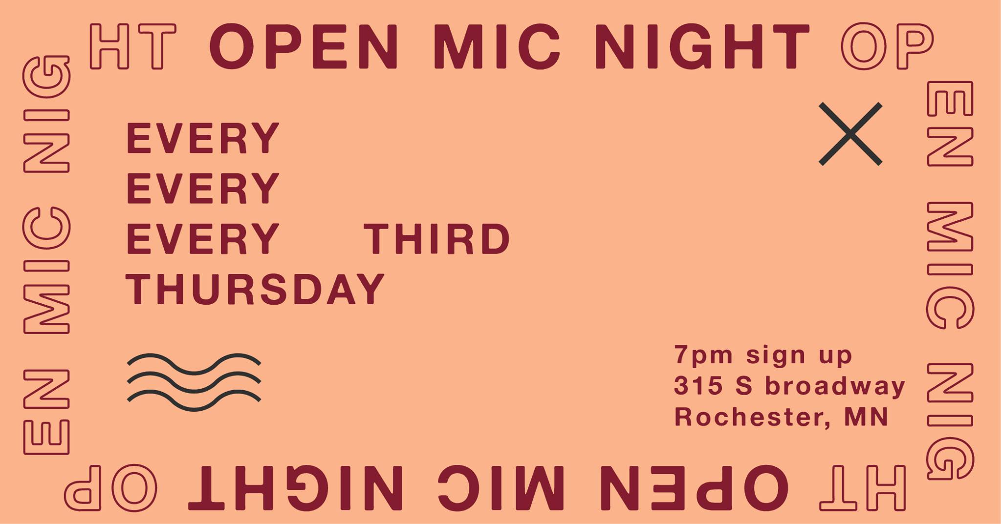 Cafe Steam Open Mic Night