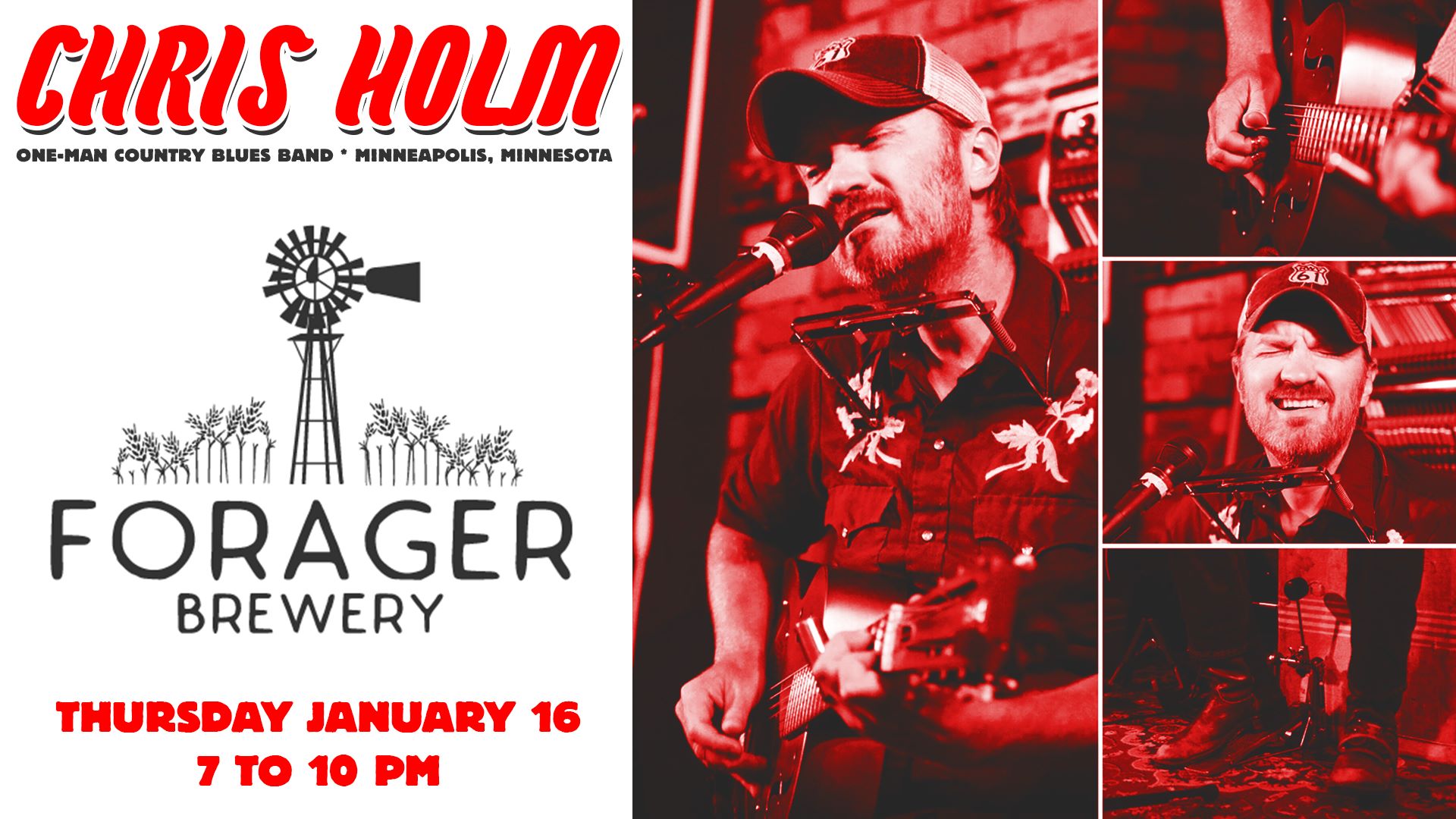 Chris Holm at Forager Brewery