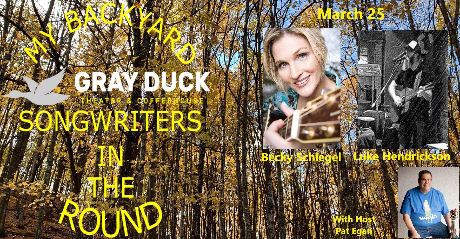 My Backyard Songwriters in the Round March 25