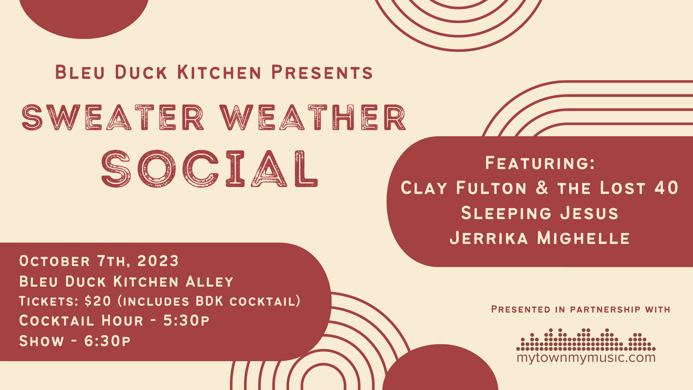 Sweater Weather Social - Rochester, MN - Live Music